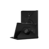 Microsonic Samsung Galaxy Tab A 10.5'' T590 360 Rotating Stand Deri Siyah Kılıf