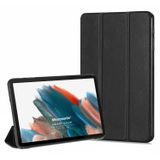 Microsonic Samsung Galaxy Tab A8 X200 Kılıf Slim Translucent Back Smart Cover Siyah
