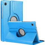 Microsonic Samsung Galaxy Tab A9 360 Rotating Stand Deri Mavi Kılıf