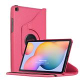Microsonic Samsung Galaxy Tab S6 Lite 10.4" P610 Kılıf 360 Rotating Stand Deri Pembe