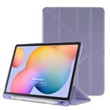 Microsonic Samsung Galaxy Tab S6 Lite 10.4" P610 Kılıf Origami Pencil Lila