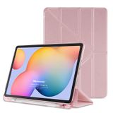 Microsonic Samsung Galaxy Tab S6 Lite 10.4" P610 Kılıf Origami Pencil Rose Gold
