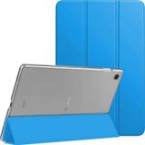 Microsonic Samsung Galaxy Tab S6 Lite 10.4 P610 Mavi lim Translucent Back Smart Cover Kılıf