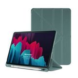 Microsonic Samsung Galaxy Tab S7 T870 Kılıf Origami Pencil Koyu Yeşil