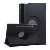 Microsonic Samsung Galaxy Tab S8 X700 Kılıf 360 Rotating Stand Deri Siyah