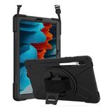 Microsonic Samsung Galaxy Tab S8 X700 Kılıf Heavy Defender Siyah