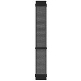 Microsonic Samsung Galaxy Watch 3 45 mm Hasırlı Woven Sport Loop Gri Uyumlu Kordon