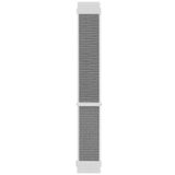 Microsonic Samsung Galaxy Watch 3 45mm için Hasırlı Kordon Woven Sport Loop Beyaz [Galaxy Watch 3 45mm ile Uyumlu Kordon - Beyaz]