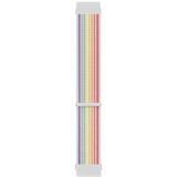 Microsonic Samsung Galaxy Watch 3 45mm için Hasırlı Kordon Woven Sport Loop Pride Edition [Galaxy Watch 3 45mm ile Uyumlu Kordon - Pride Edition]