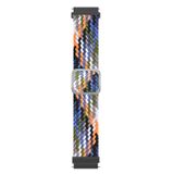 Microsonic Samsung Galaxy Watch 3 45mm için Kordon Braided Loop Band Renkli [Galaxy Watch 3 45mm ile Uyumlu Kordon - Renkli]