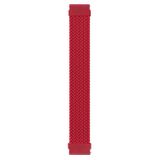 Microsonic Samsung Galaxy Watch 3 45mm için Kordon, (Large Size, 165mm) Braided Solo Loop Band Kırmızı [Galaxy Watch 3 45mm ile Uyumlu Kordon - Kırmızı]