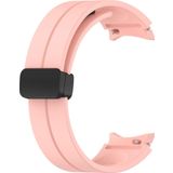Microsonic Samsung Galaxy Watch 4 40 mm için Ribbon Line Pembe Kordon