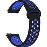 Microsonic Samsung Galaxy Watch 4 40 mm Rainbow Sport Band Siyah Mavi Kordon