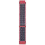 Microsonic Samsung Galaxy Watch 4 44 mm Hasırlı Woven Sport Loop Koyu Pembe Uyumlu Kordon