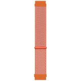 Microsonic Samsung Galaxy Watch 4 44 mm Hasırlı Woven Sport Loop Turuncu Uyumlu Kordon