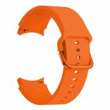 Microsonic Samsung Galaxy Watch 4 44 mm Solid Silikon Band Turuncu Kordon