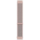 Microsonic Samsung Galaxy Watch 4 Classic 42 mm Hasırlı Woven Sport Loop Rose Gold Uyumlu Kordon