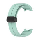 Microsonic Samsung Galaxy Watch 4 Classic 46 mm Ribbon Line Açık Yeşil Kordon
