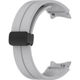 Microsonic Samsung Galaxy Watch 4 Classic 46 mm Ribbon Line Gri Kordon