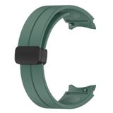 Microsonic Samsung Galaxy Watch 4 Classic 46 mm Ribbon Line Yeşil Kordon