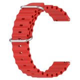 Microsonic Samsung Galaxy Watch 46 mm Ocean Band Kırmızı Kordon