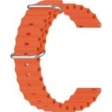Microsonic Samsung Galaxy Watch 46 mm Ocean Band Turuncu Kordon