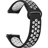 Microsonic Samsung Galaxy Watch 5 40 mm Rainbow Sport Band Beyaz Siyah Kordon