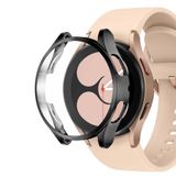 Microsonic Samsung Galaxy Watch 5 40mm için Kılıf 360 Full Round Soft Silicone Siyah [Galaxy Watch 5 40mm ile Uyumlu Kılıf - Siyah]