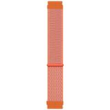 Microsonic Samsung Galaxy Watch 5 44 mm Hasırlı Woven Sport Loop Turuncu Kordon