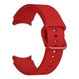 Microsonic Samsung Galaxy Watch 5 44 mm Solid Silikon Band Kırmızı Kordon
