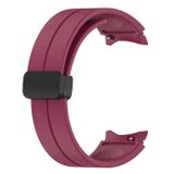 Microsonic Samsung Galaxy Watch 5 Pro 45 mm Ribbon Line Bordo Kordon