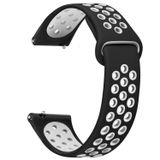 Microsonic Samsung Galaxy Watch 6 44 mm Rainbow Sport Band Siyah Beyaz Kordon