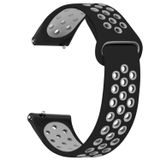 Microsonic Samsung Galaxy Watch 6 44 mm Rainbow Sport Band Siyah Gri Kordon