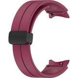 Microsonic Samsung Galaxy Watch 6 44 mm Ribbon Line Bordo Kordon