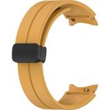 Microsonic Samsung Galaxy Watch 6 44 mm Ribbon Line Sarı Kordon