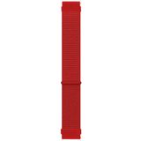 Microsonic Samsung Galaxy Watch 6 Classic 43 mm Hasırlı Woven Sport Loop Kırmızı Kordon