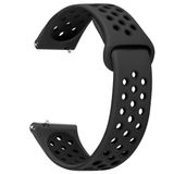 Microsonic Samsung Galaxy Watch 6 Classic 43 mm Rainbow Sport Band Siyah Kordon