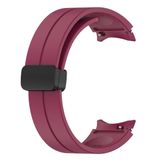 Microsonic Samsung Galaxy Watch 6 Classic 43 mm Ribbon Line Bordo Kordon