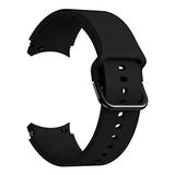 Microsonic Samsung Galaxy Watch 6 Classic 43mm için Kordon Solid Silicone Band Siyah [Galaxy Watch 6 Classic 43mm ile Uyumlu Kordon - Siyah]