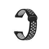 Microsonic Samsung Galaxy Watch 6 Classic 47 mm Rainbow Sport Band Siyah Gri Kordon