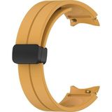 Microsonic Samsung Galaxy Watch 6 Classic 47 mm Ribbon Line Sarı Kordon