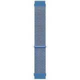 Microsonic Samsung Galaxy Watch 6 Classic 47mm için Hasırlı Kordon Woven Sport Loop Mavi [Galaxy Watch 6 Classic 47mm ile Uyumlu Kordon - Mavi]