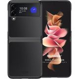 Microsonic Samsung Galaxy Z Flip 3 Shell Platinum Siyah Cep Telefonu Kılıfı