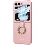 Microsonic Samsung Galaxy Z Flip 5 Ring Fall Platinum Cep Telefonu Kılıfı