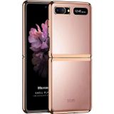 Microsonic Samsung Galaxy Z Flip Shell Platinum Gold Cep Telefonu Kılıfı