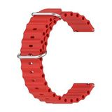 Microsonic Samsung Gear S3 Frontier Ocean Band Kırmızı Kordon