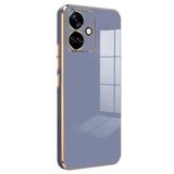 Microsonic TECNO Camon 19 Pro Kılıf Olive Plated Lavanta Grisi [Camon 19 Pro ile Uyumlu Kılıf - Lavanta Grisi]