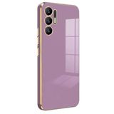 Microsonic TECNO Pova 3 için Kılıf Olive Plated Lila [Pova 3 ile Uyumlu Kılıf - Lila]