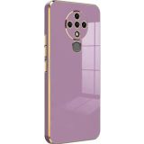 Microsonic Tecno Spark 6 Olive Plated Lila Kılıf