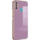 Microsonic Tecno Spark 7 Olive Plated Lila Kılıf